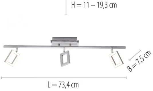 Spot LED INIGO 3xLED/4,2W/230V Paul Neuhaus 6959-55