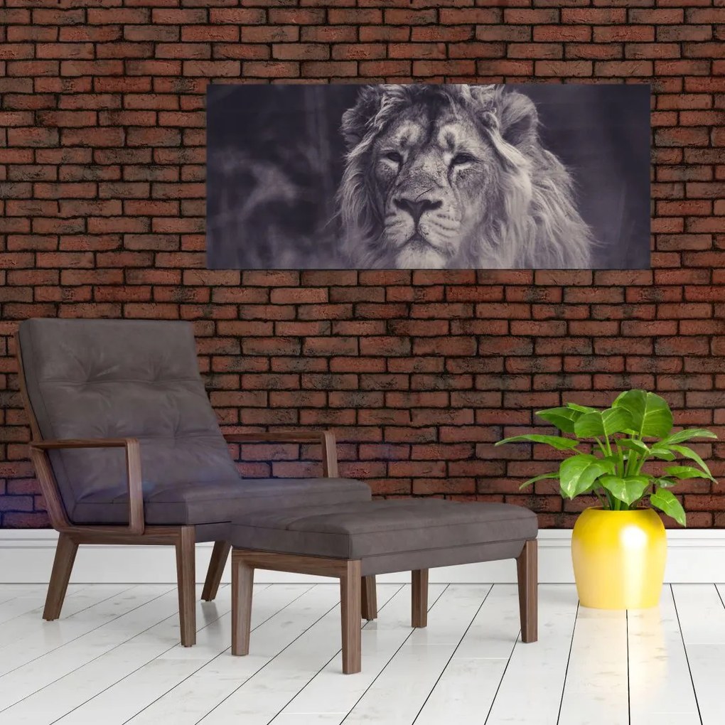 Tablou cu leu (120x50 cm)