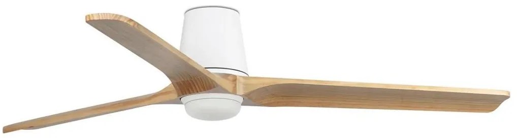 FARO 33838WT-1TW-LED HEYWOOD TUBL cu dimmer și ventilator, 10W/230V, pin/alb, Ø132 cm WT+DO