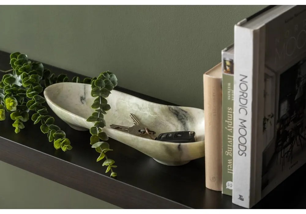 Bol decorativ din marmură 13x37 cm Organic – PT LIVING