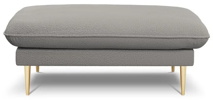 Taburet tapitat Vienna plusat/picioare gold – L100 x l80 x h43 cm