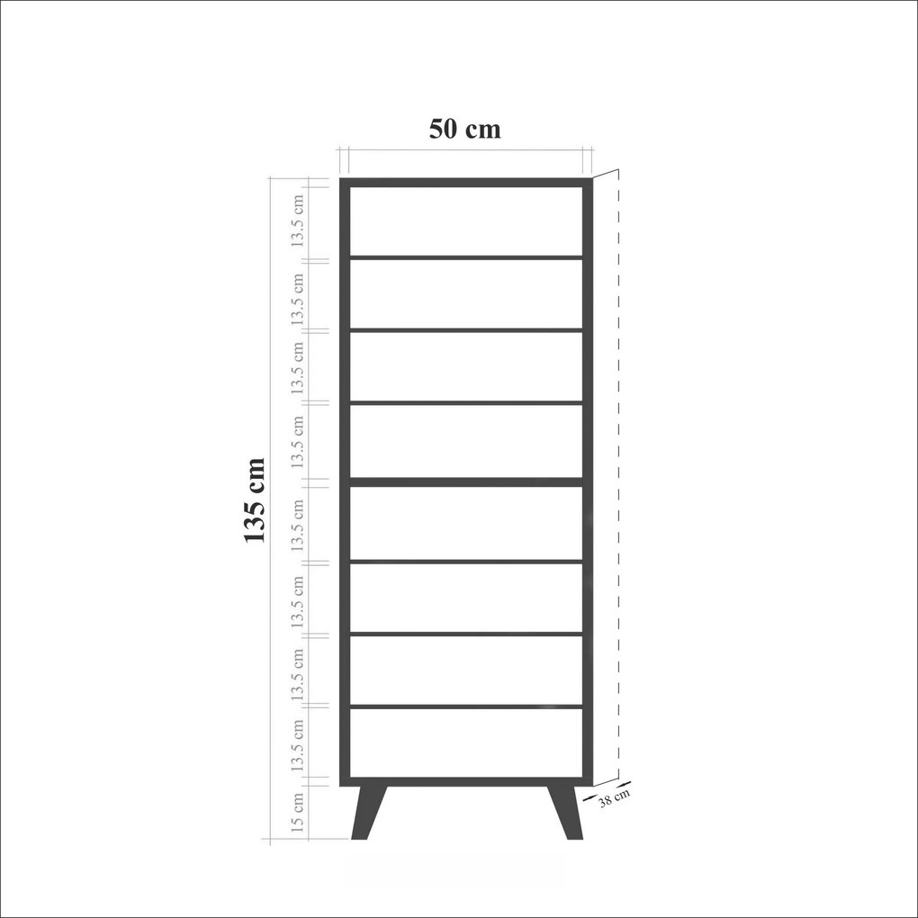Mobilier pentru hol Feliz 734 (Stejar sonoma + Piatră). 1089415