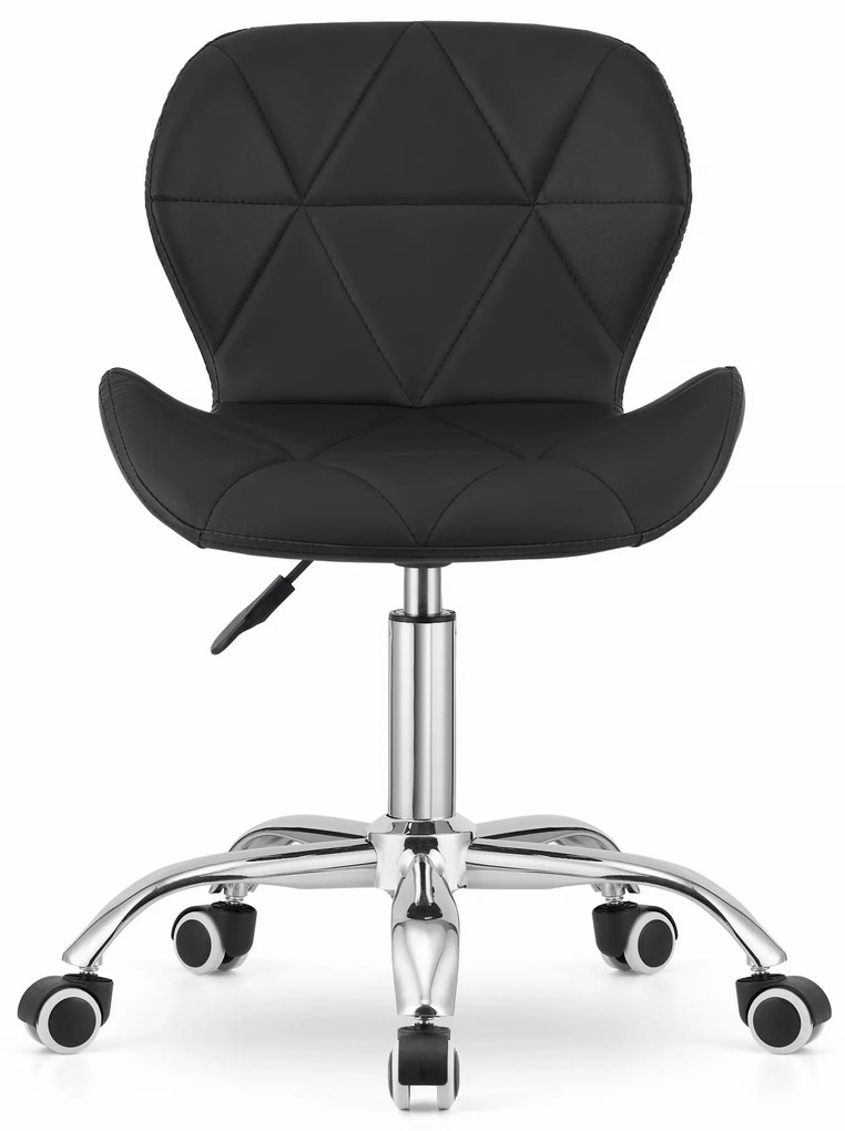 Scaun de birou AVOLA din piele ecologica, negru