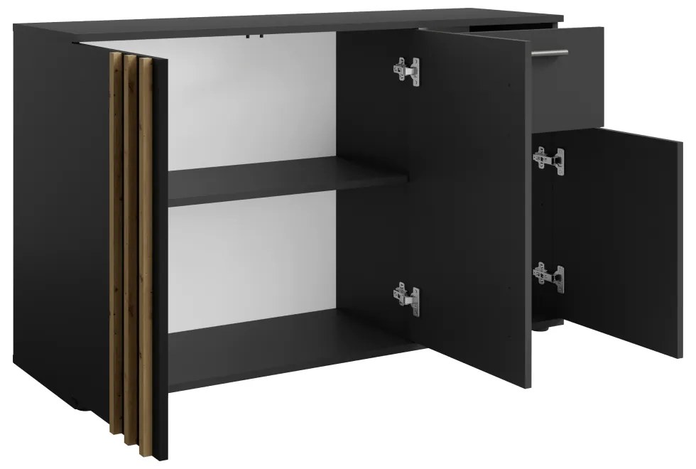 Comodă TOLIS 3D1S, negru