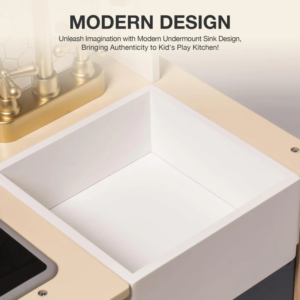 Bucatarie copii din lemn Pretend