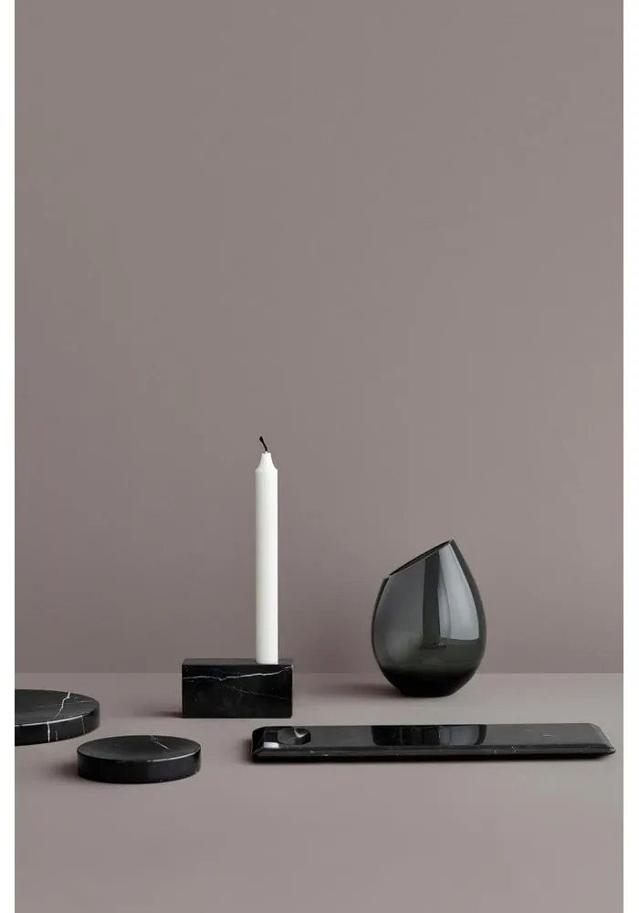 Vază din sticlă Blomus Raindrop, înălțime 24 cm, verde