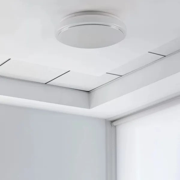 Plafonieră BOGDAN 2xE27/20W/230V d. 33 cm alb