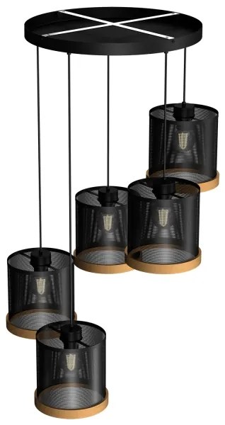 Lustră pe cablu BERIL 5xE27/60W/230V