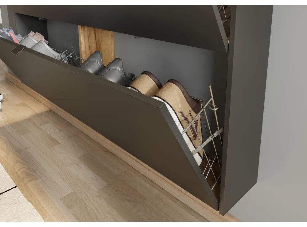 Pantofar gri antracit cu deschidere înclinată Ameca – Germania