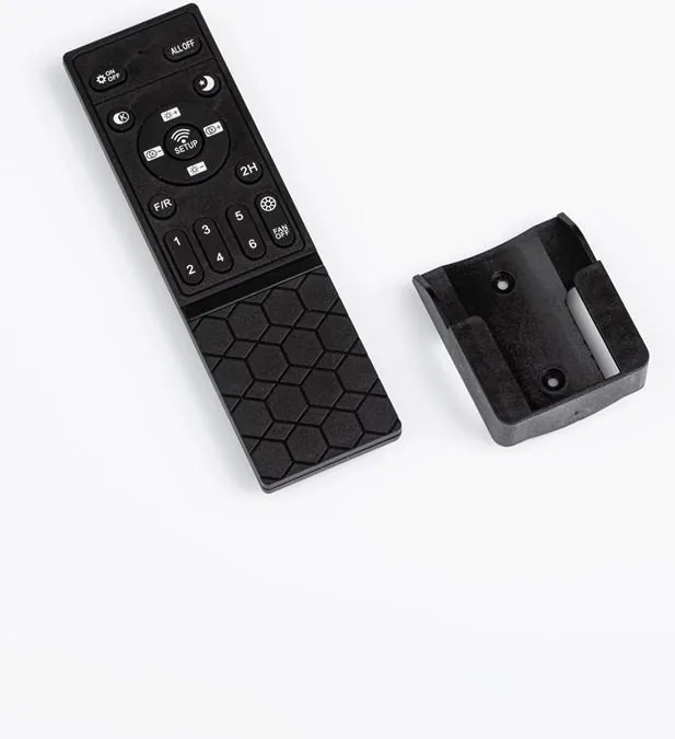 Lustra LED cu ventilator si telecomanda FLUX