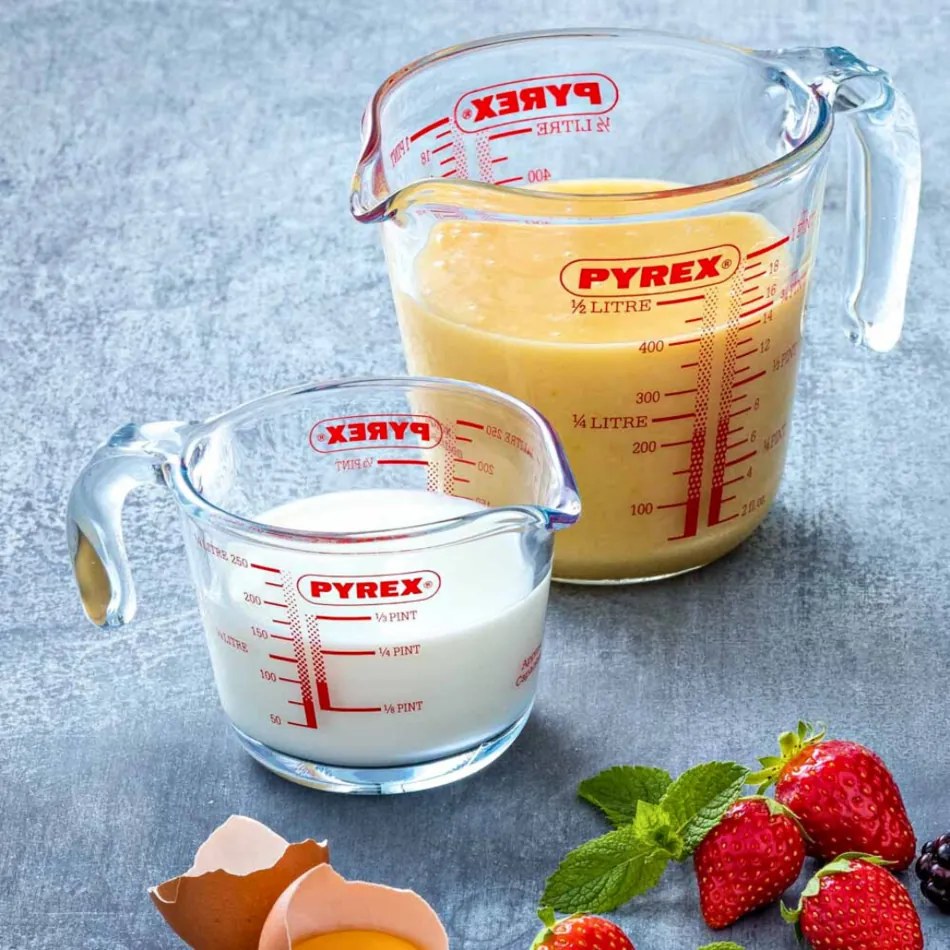 Pahar de măsurare din sticlă Pyrex 0,25 l, 9 x 8cm, 250 ml
