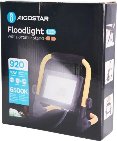 Proiector LED cu suport Aigostar LED/10W/230V 6500K IP65