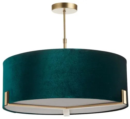 Lustră pe tijă Endon 95839 HAYFIELD 3xE27/40W/230V alamă/verde