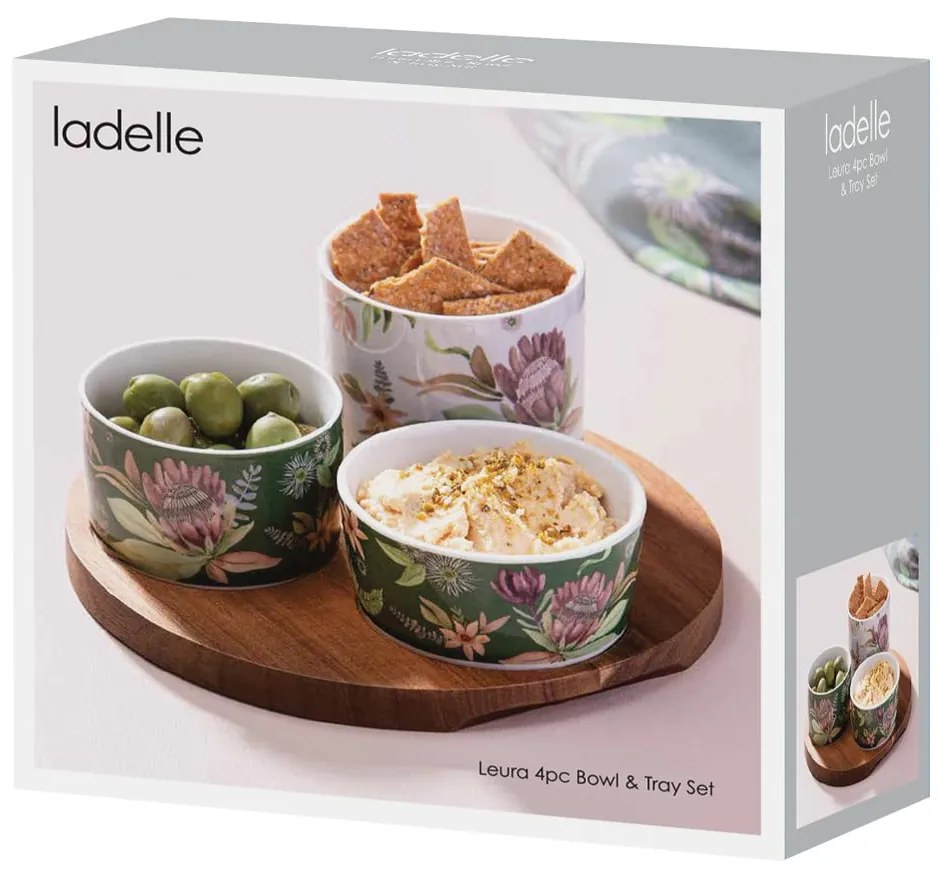 Set de servire 3 buc. din porțelan Leura – Ladelle