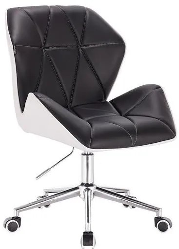 HR212K SCAUN ALB-NEGRU