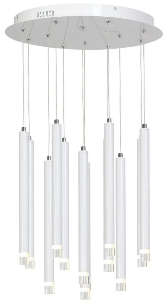 Lustră LED pe cablu ALBA 12xLED/1W/230V albă