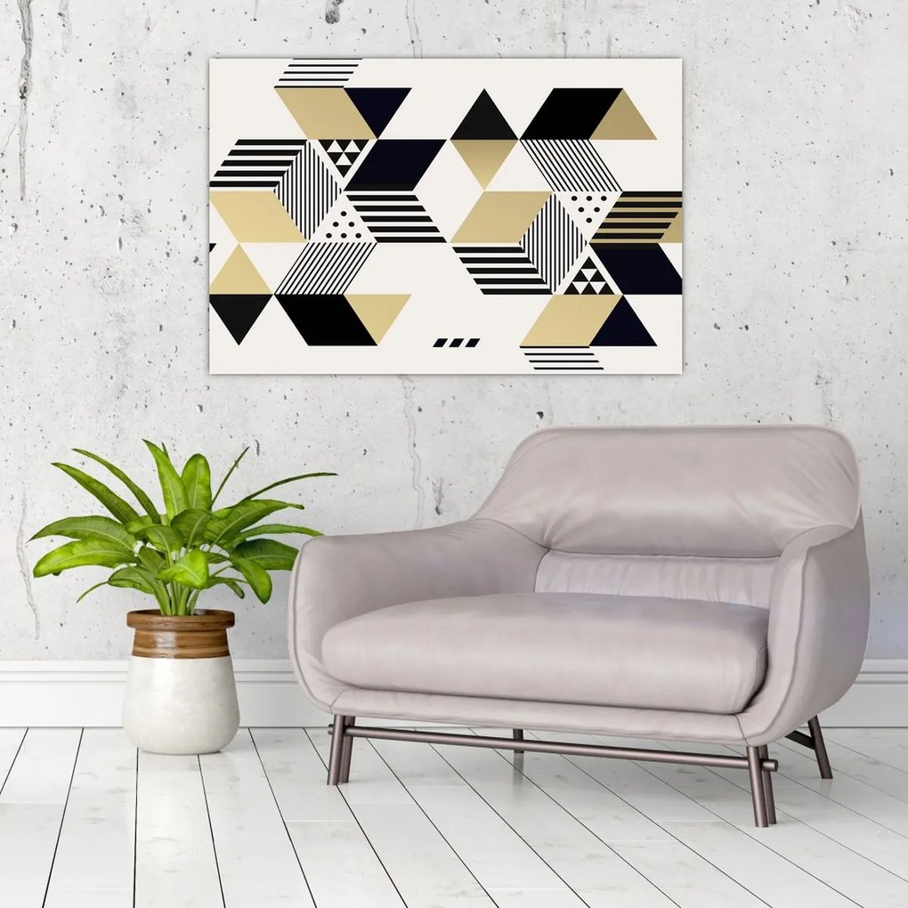 Tablou - Forme geometrice N⁰1 (90x60 cm)