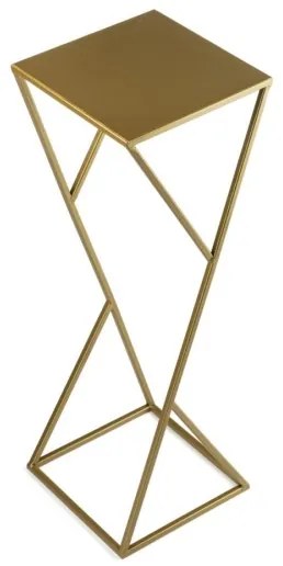 Suport pentru flori LOFT 70x23,5 cm auriu