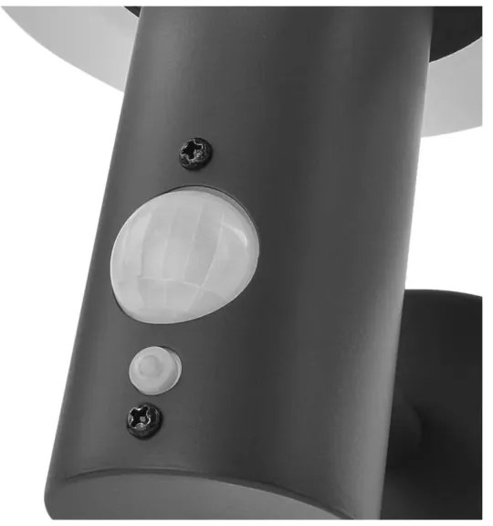 Aplică LED solară cu senzor LED/2W/3,7V 1200 mAh IP44