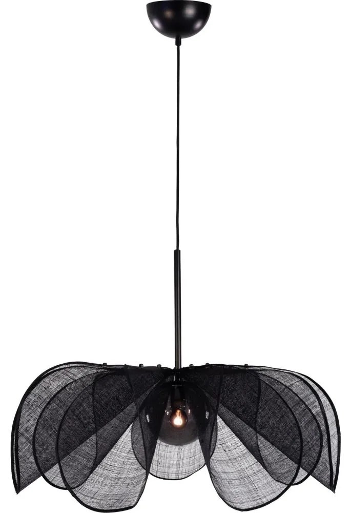 Lustră pe cablu Markslöjd 108662 STYRKA 1xE27/40W/230V d. 75 cm negru