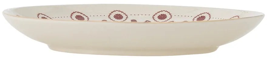 Farfurie crem pentru desert din gresie ø 16 cm cu model de Crăciun Jolly – Bloomingville