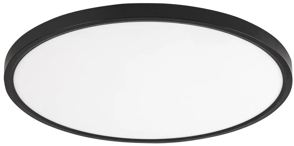 Plafoniera LED slim 50cm Paulos negru/alb