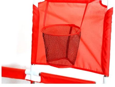 Țarc pentru copii cu porți și coș 230x129x107cm RED