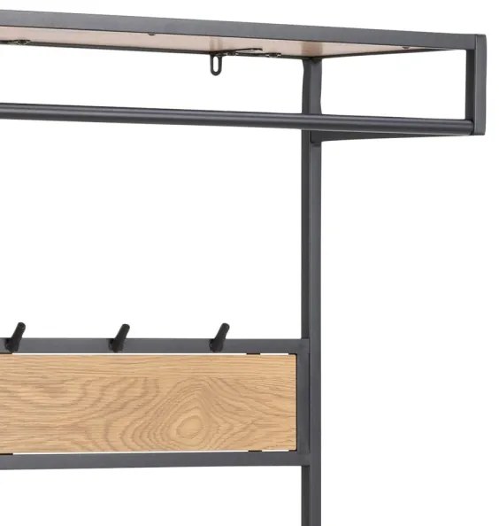 Mobilier de hol SARON stejar/negru