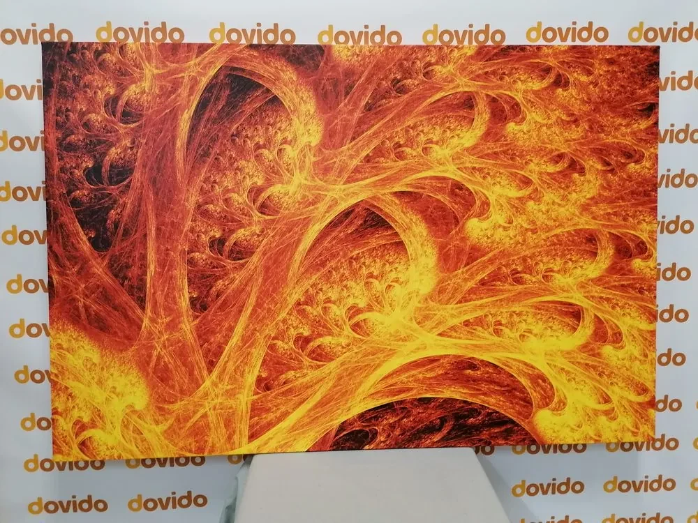 Tablou pădure abstractă