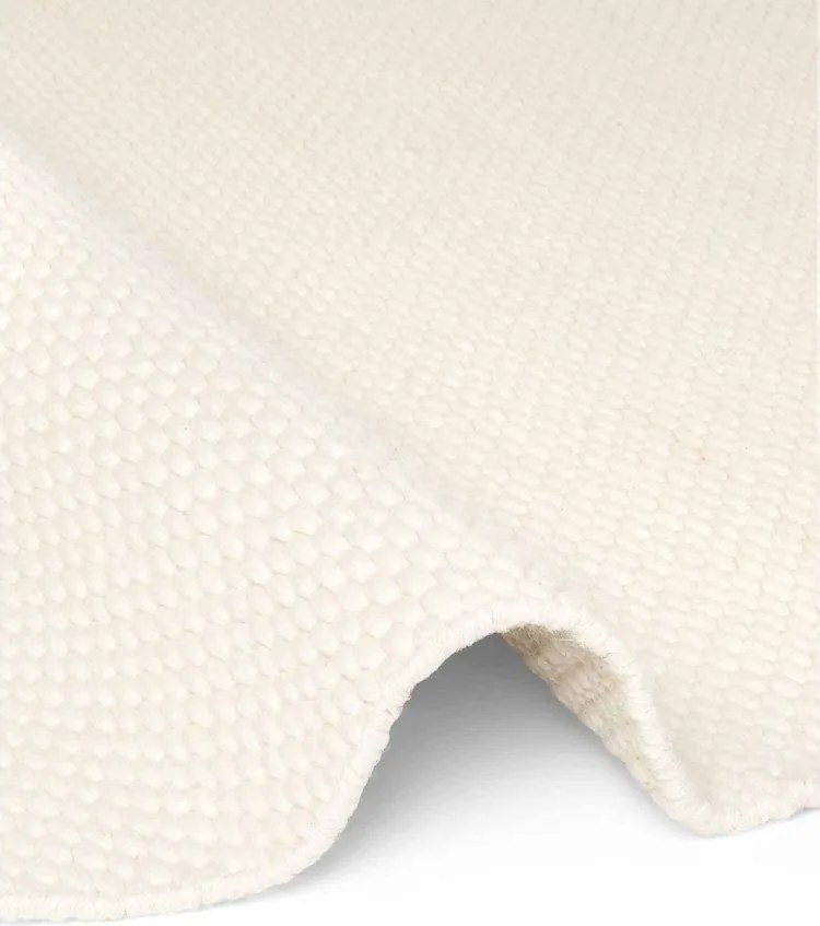 Covor crem țesut manual rotund din lână ø 160 cm Lyon Beans – Elle Decoration