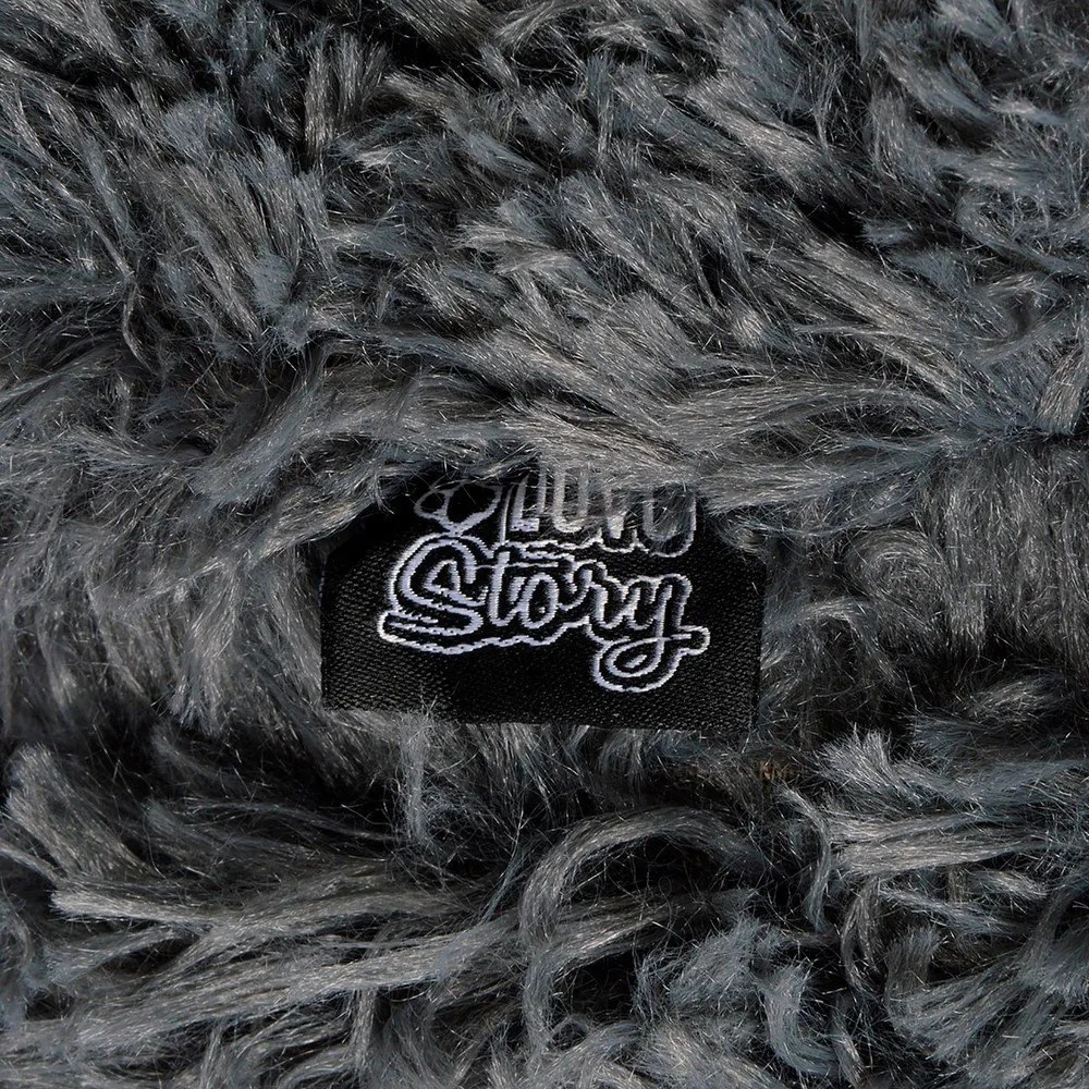 Pat pentru animale de companie gri închis pentru câini ø 75 cm – Love Story