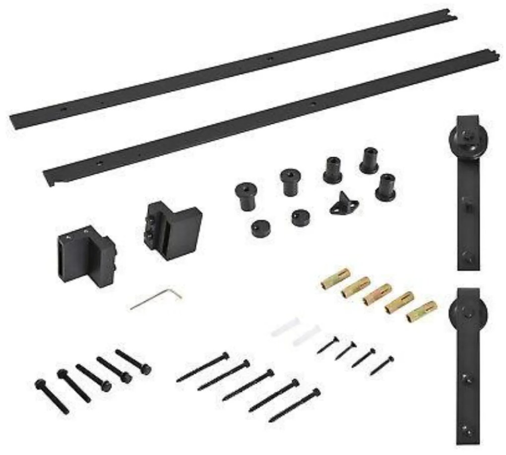 Usa glisanta tip hambar - Barn Door Da, Nuc, Folie Decor