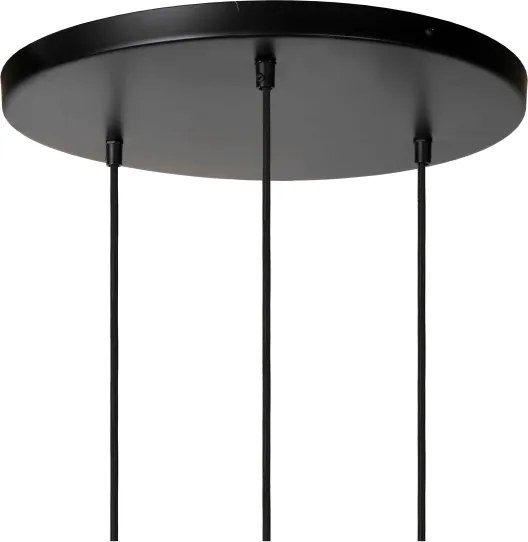 Lustră pe cablu Lucide 10413/03/72 YUNKAI 3xE27/60W/230V maro