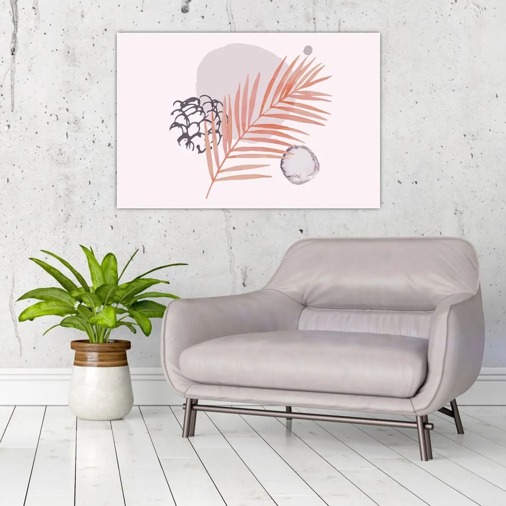 Tablou - Minimalism violet N⁰3 (90x60 cm)