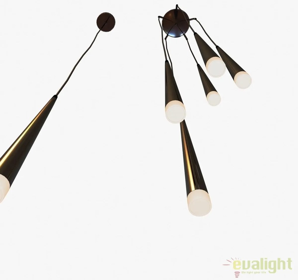 Lustra design modern Stylo 5 chrome