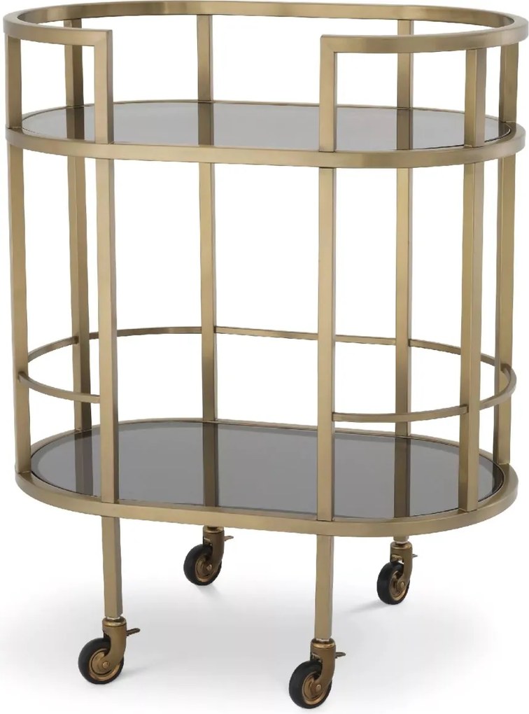 Gheridon/ masuta cu roti design LUX Townhouse alama 113192 HZ