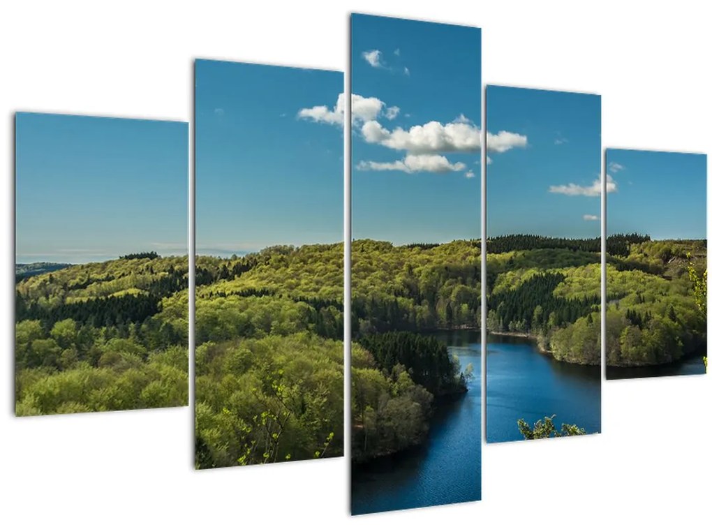 Tablou - Lac montan (150x105 cm)