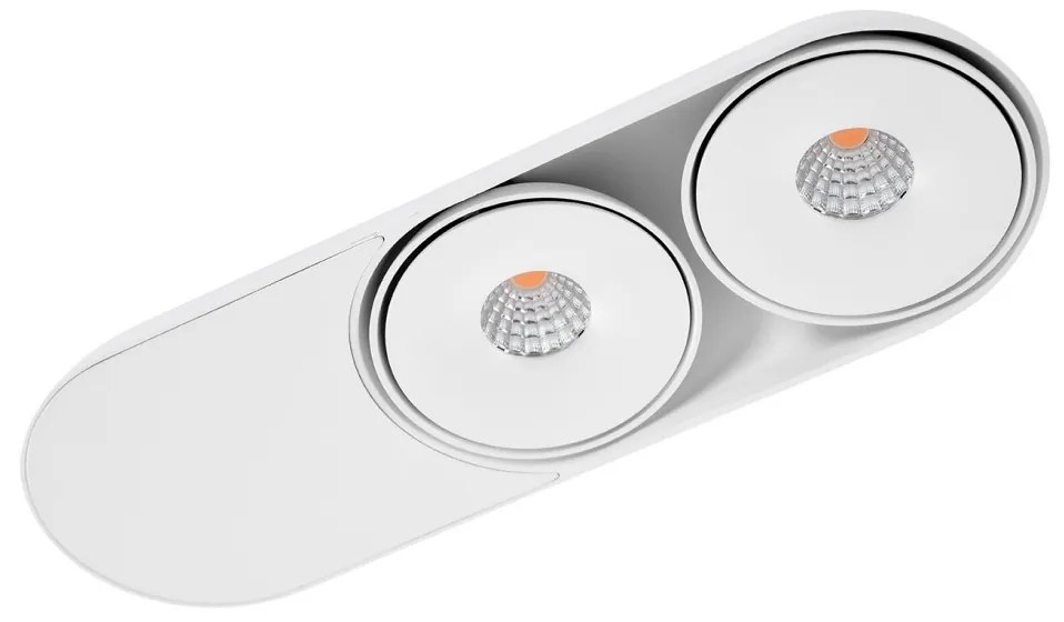 Spot LED modern directionabil aplicat tavan/plafon TORONTO 2 alb