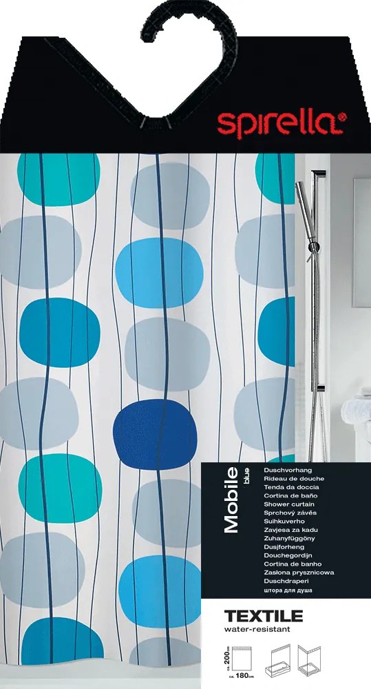 Perdea de duș 180x200 cm Mobile – Spirella