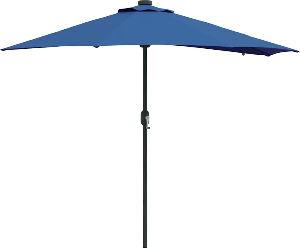 vidaXL Parasol de Grădină Albastru azur 294 x 150 x 223 cm