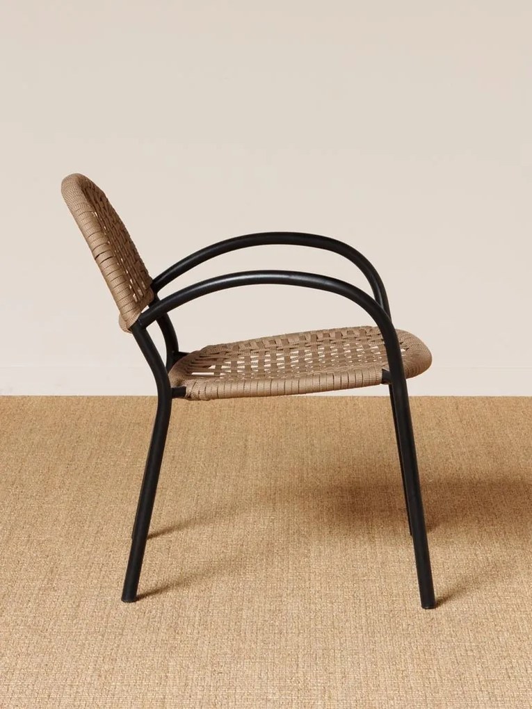 Scaun dining bej din textil Bertha
