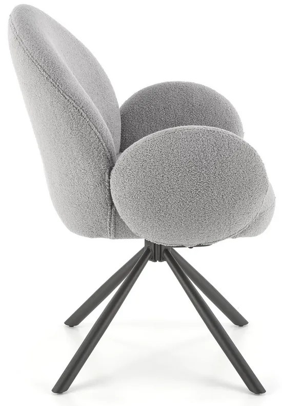 Scaun de bucaterie Lumpy, gri