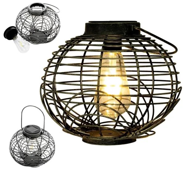 Corp de iluminat LED solar LUISA 1xE27/1,2V IP44