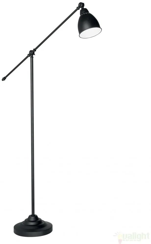 Lampadar, lampa de podea cu brat reglabil, finisaj negru, NEWTON PT1 003528