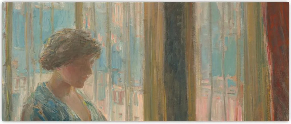 Tablou - Childe Hassam, The New York Window, reproducere (120x50 cm)