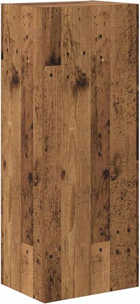 vidaXL Dulap TV de perete Lemn Vechi 40,5 x 30 x 102 cm Lemn compozit