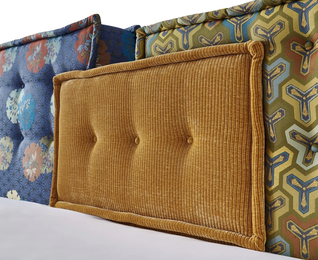 Pat dormitor dumonde, tapitat Odyssey 180x200 cm