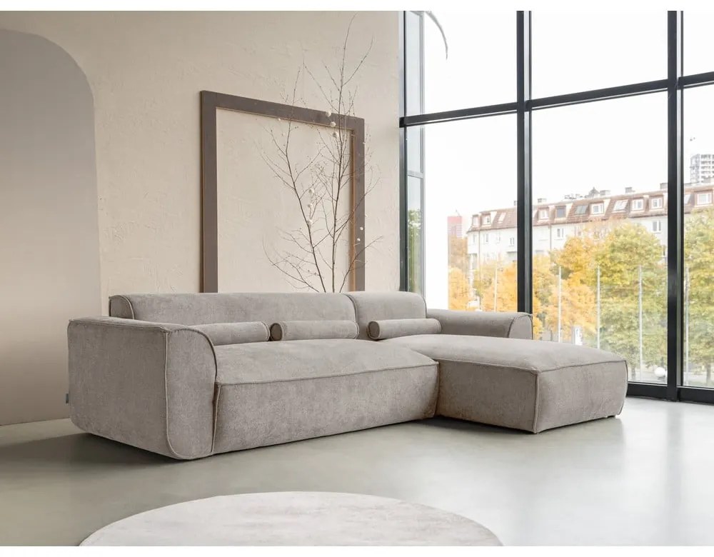 Colțar bej (cu colț pe partea dreaptă) Flex Felix – Miuform