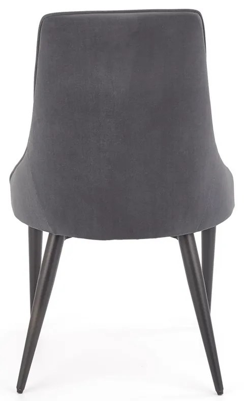 Scaun de bucaterie Marien, gri/negru