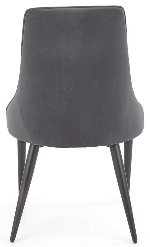 Scaun de bucaterie Marien, gri/negru